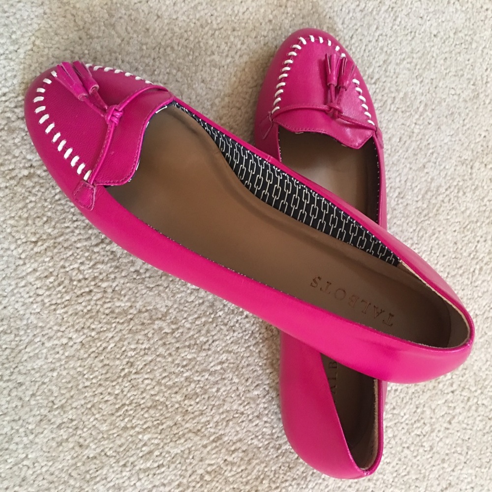 Talbots pink loafers size 8.5